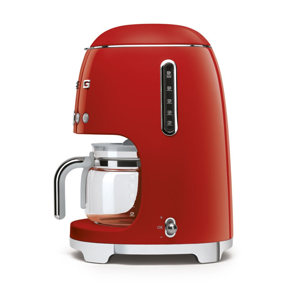 Buy Smeg DCF02RDUK Retro Coffee Machine Red Marks Electrical
