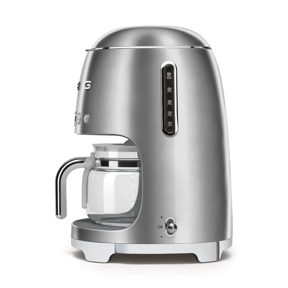 Buy Smeg DCF02SSUK Retro Coffee Machine Stainless Steel Marks