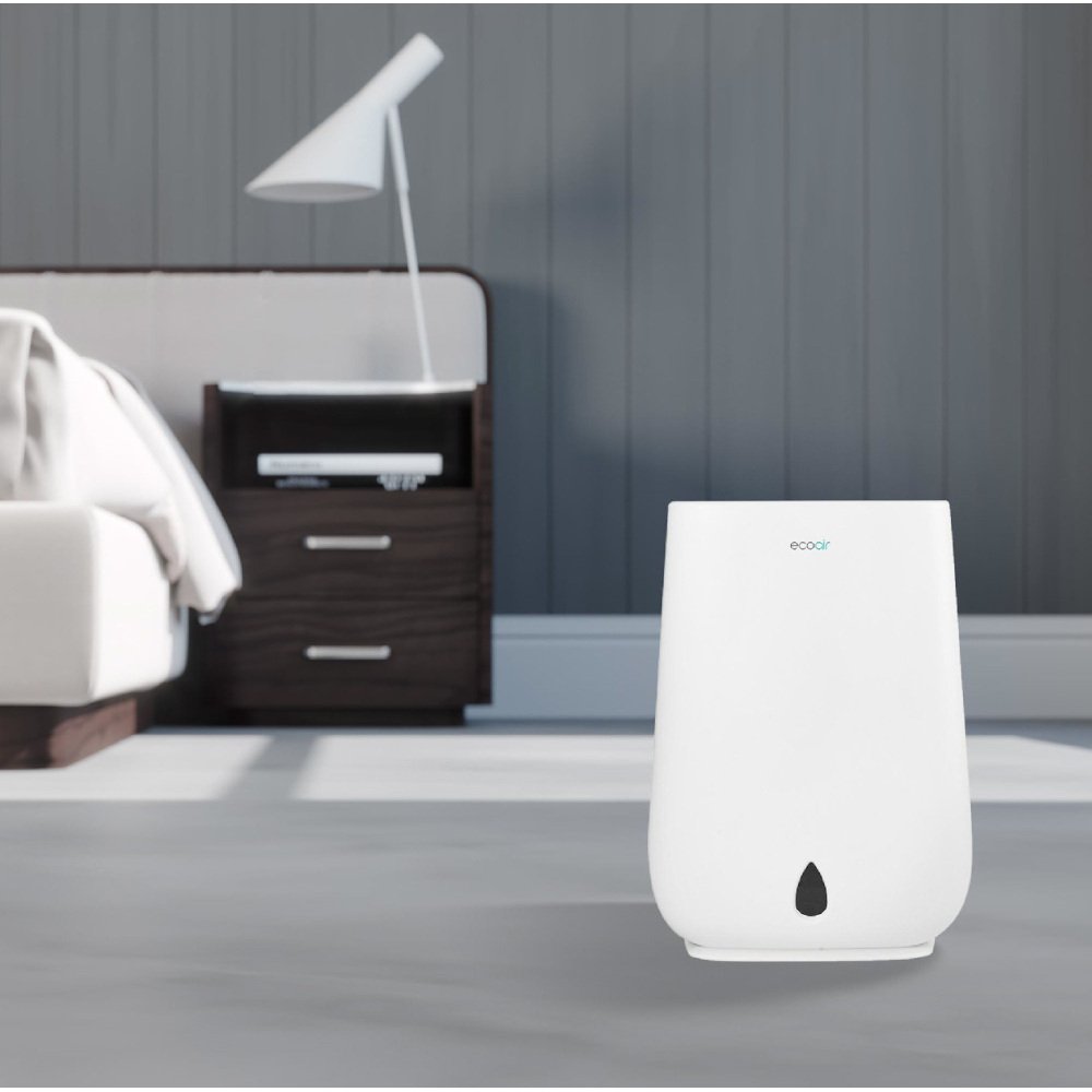Ecoair DD3 Classic MK3 Desiccant Dehumidifier with Digital Hygrometer, Antibacterial Filter and 4.2 Litre Tank, White