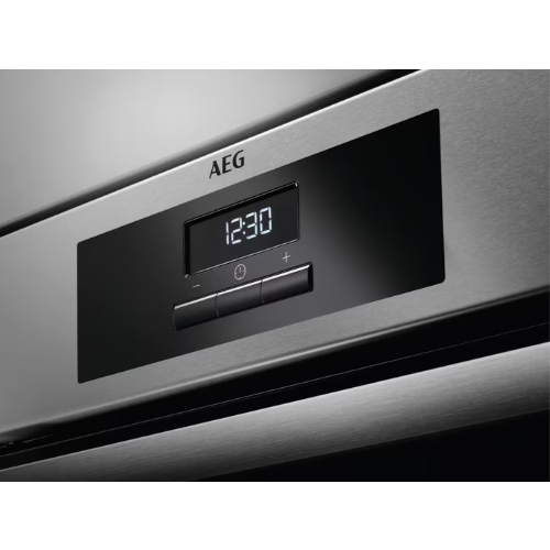 AEG DEX33111EM Built-In Electric Double Oven, Stainless Steel, A Rated