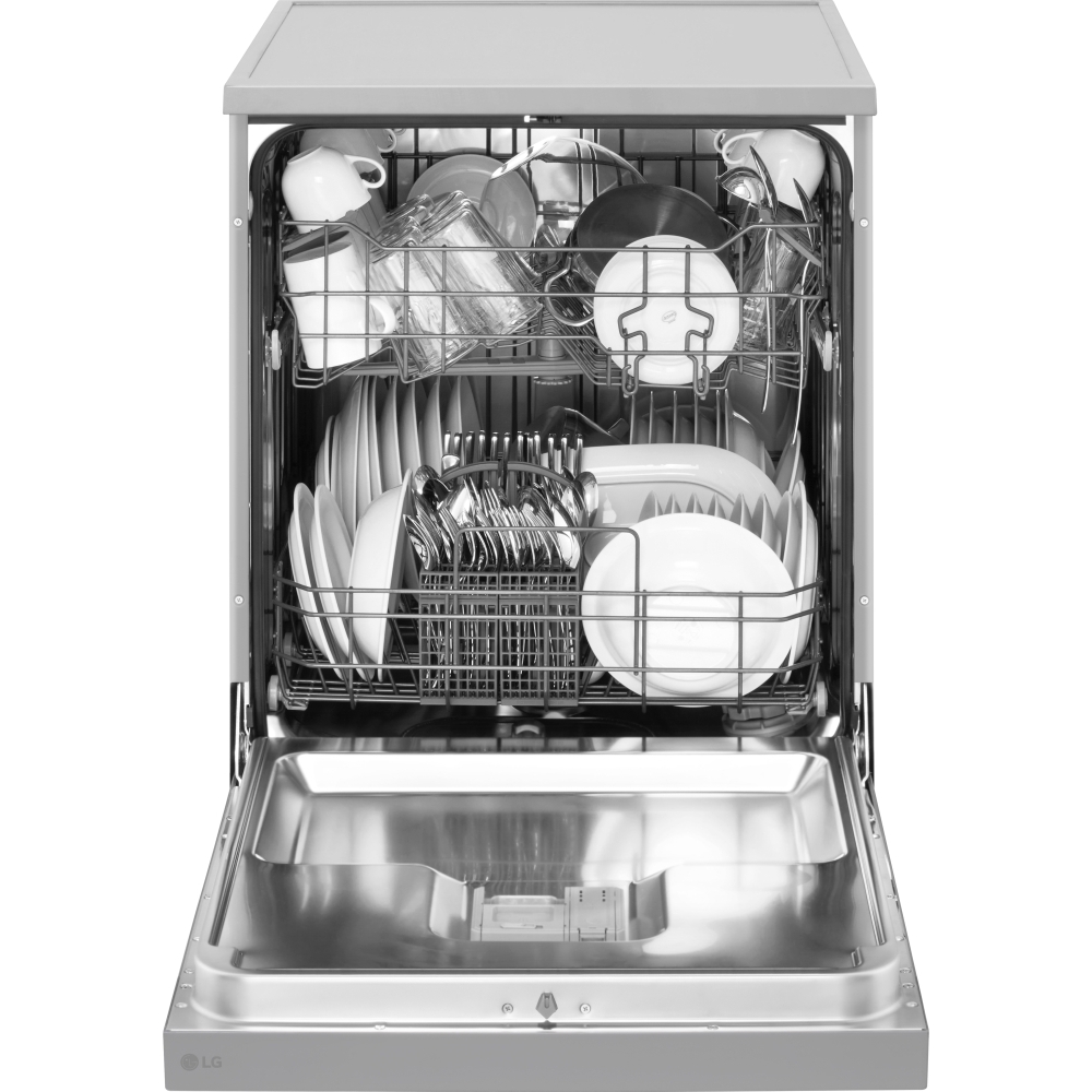 LG DF030FL Dishwasher, 13 Place Settings, Silver, E Rated