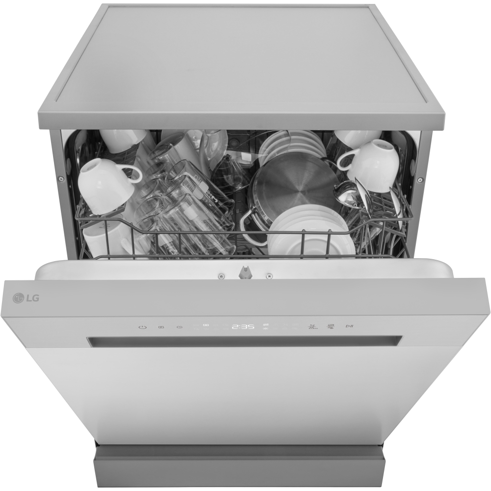 LG DF030FL Dishwasher, 13 Place Settings, Silver, E Rated