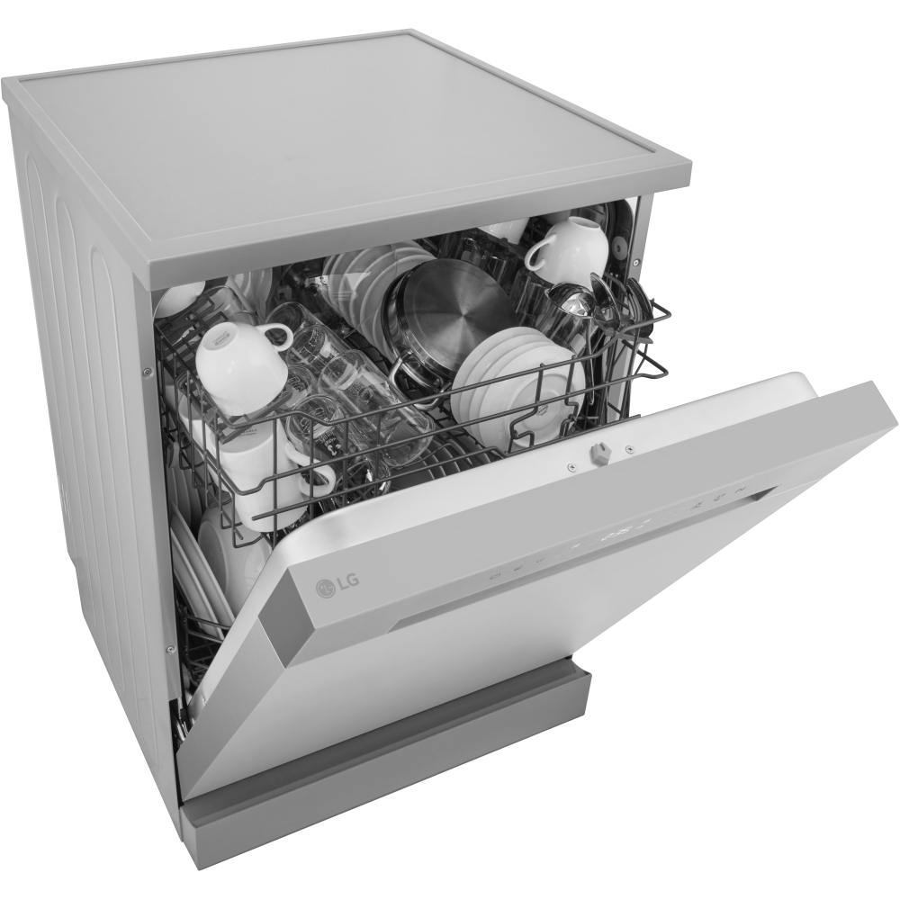 LG DF030FL Dishwasher, 13 Place Settings, Silver, E Rated