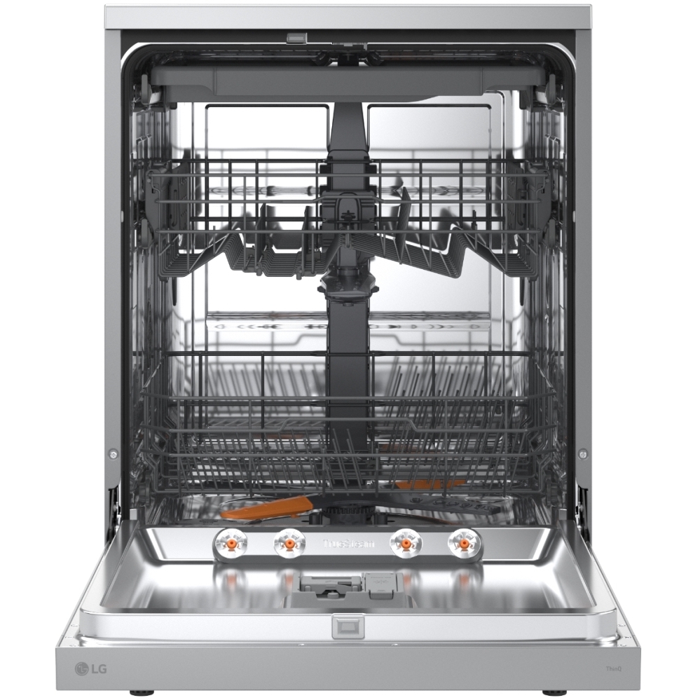 LG DF273FVS Dishwasher, 14 Place Settings, Silver, A Rated