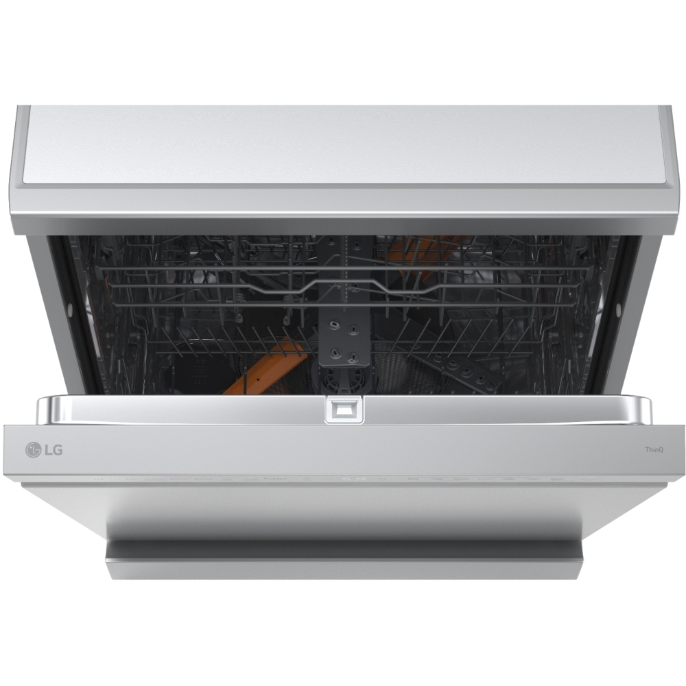 LG DF273FVS Dishwasher, 14 Place Settings, Silver, A Rated