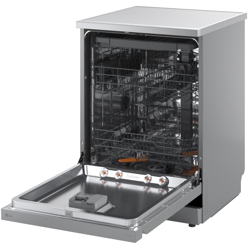 LG DF273FVS Dishwasher, 14 Place Settings, Silver, A Rated