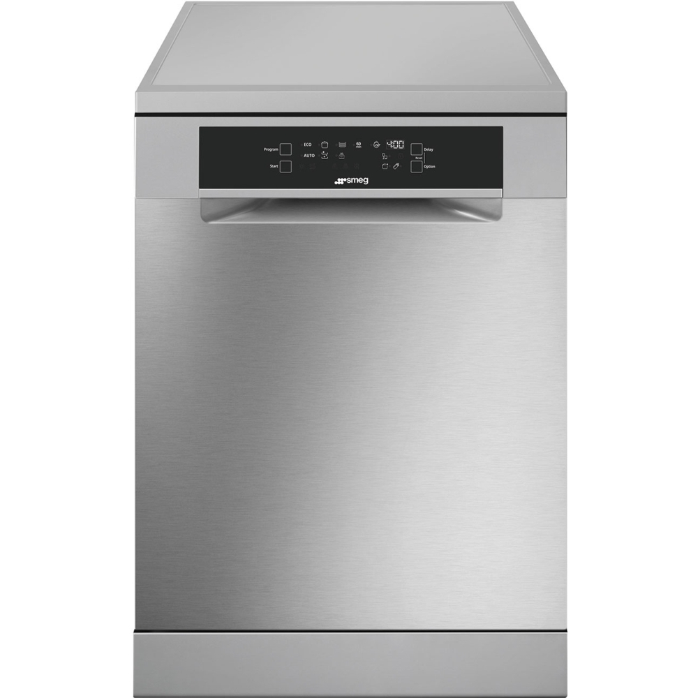 Smeg DF345CQSX Dishwasher, 14 Place Settings, Stainless Steel, C Rated