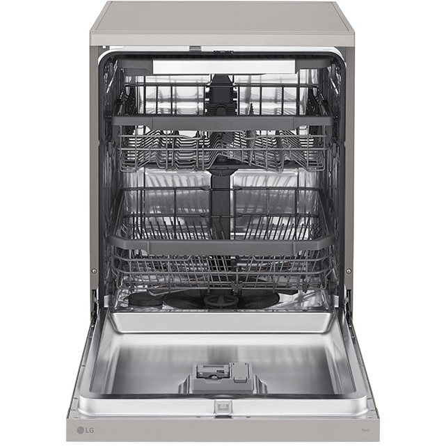 LG DF355FP Dishwasher, 14 Place Settings, Silver, C Rated