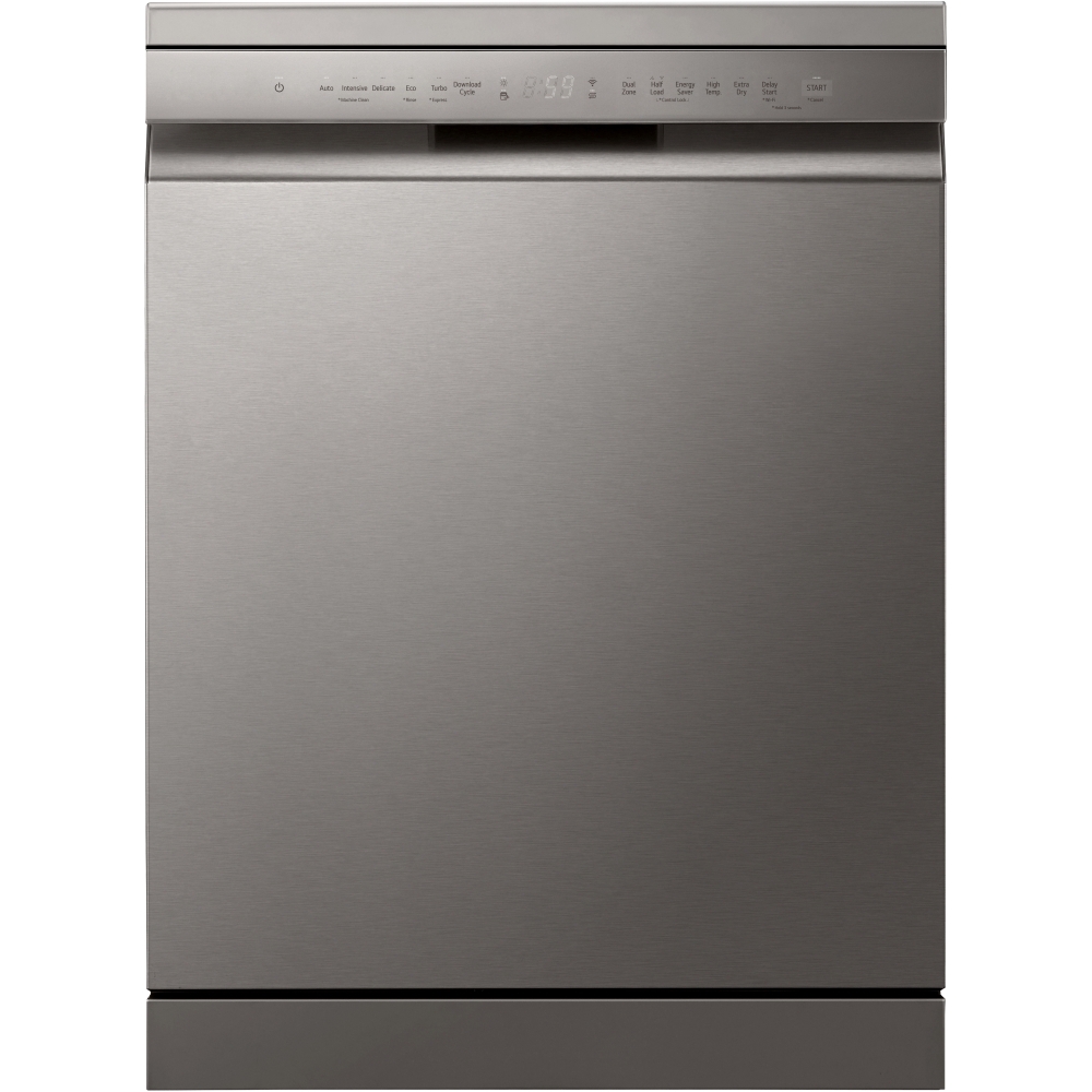 LG DF355FP Dishwasher, 14 Place Settings, Silver, C Rated