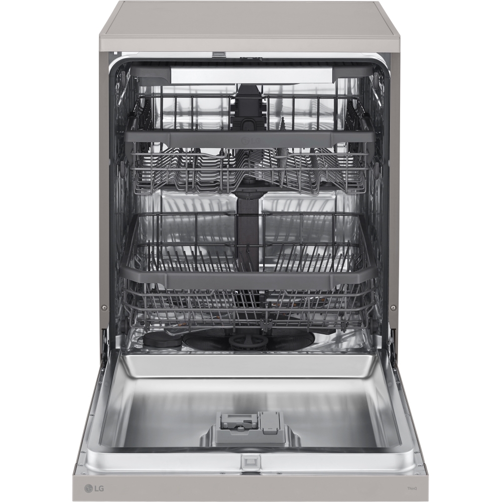 LG DF355FP Dishwasher, 14 Place Settings, Silver, C Rated