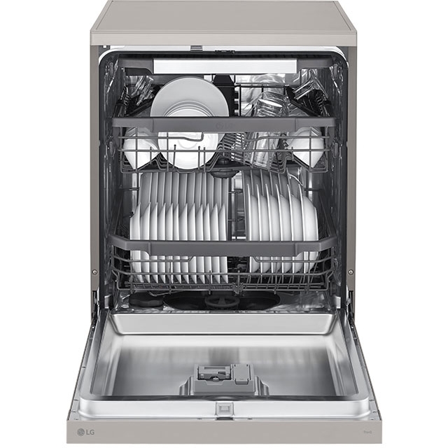 LG DF355FP Dishwasher, 14 Place Settings, Silver, C Rated