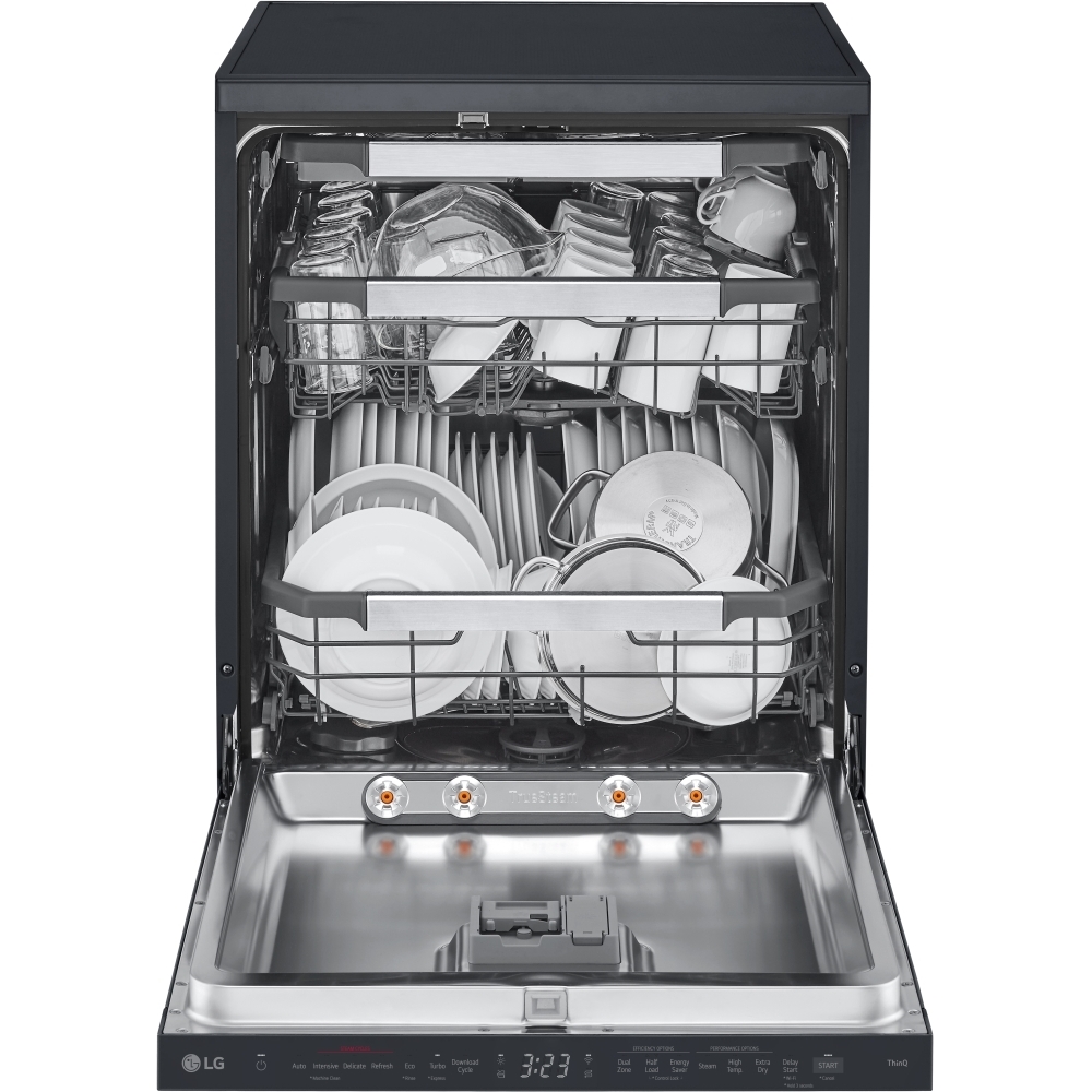 LG DF587HMS Dishwasher, 14 Place Settings, Black, A Rated
