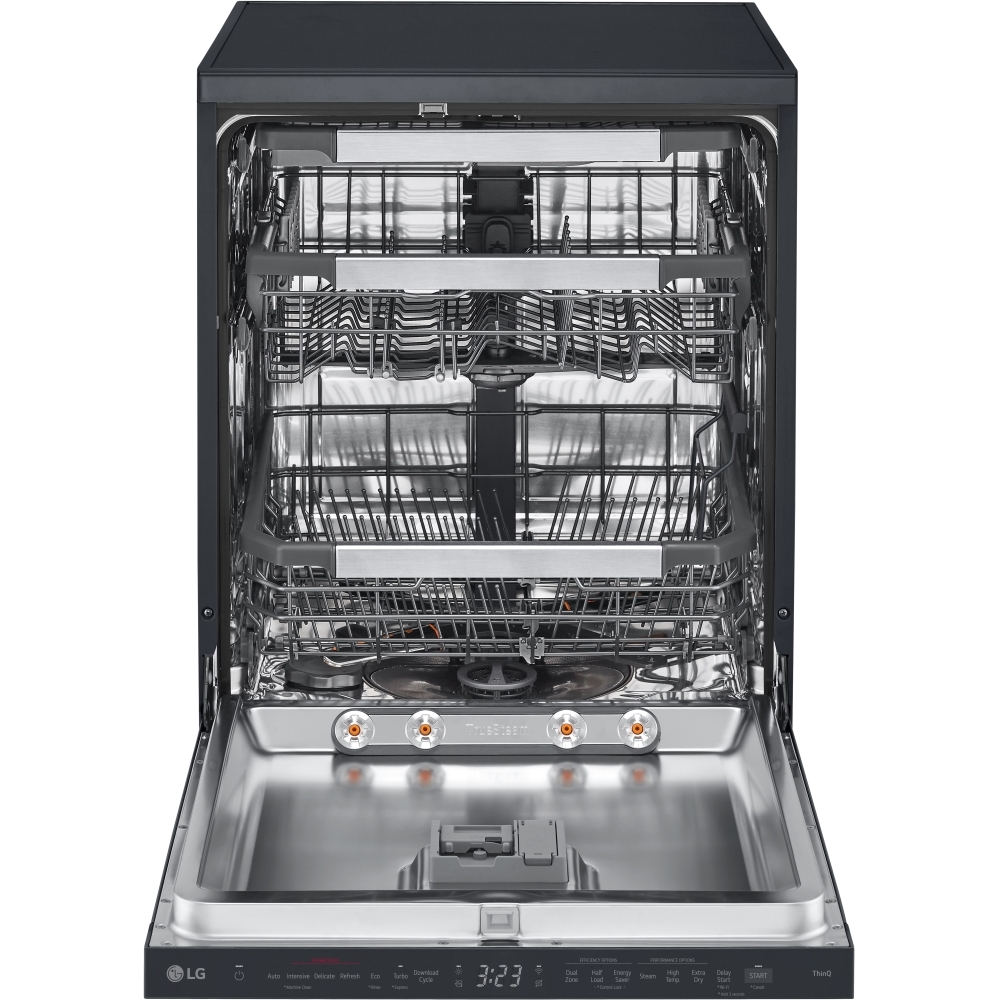 LG DF587HMS Dishwasher, 14 Place Settings, Black, A Rated