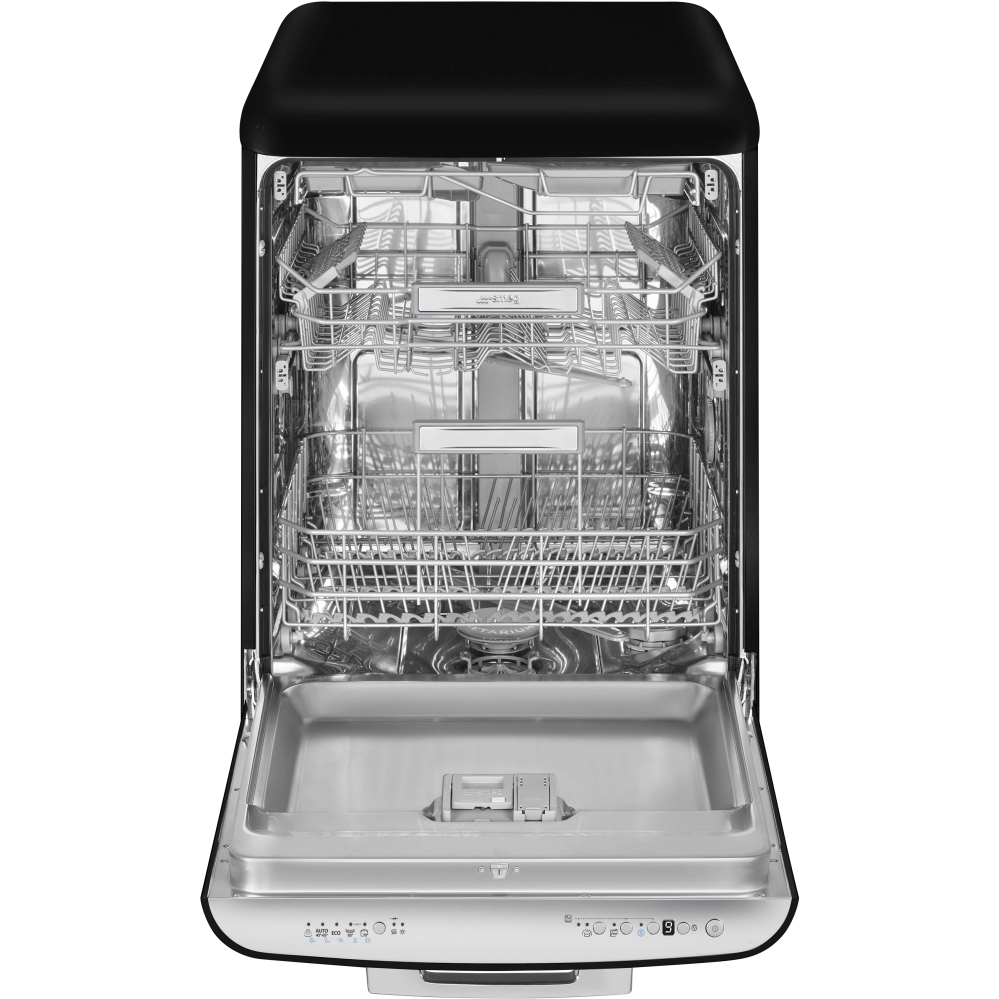 Smeg DFFABBL Dishwasher, 13 Place Settings, Black, B Rated