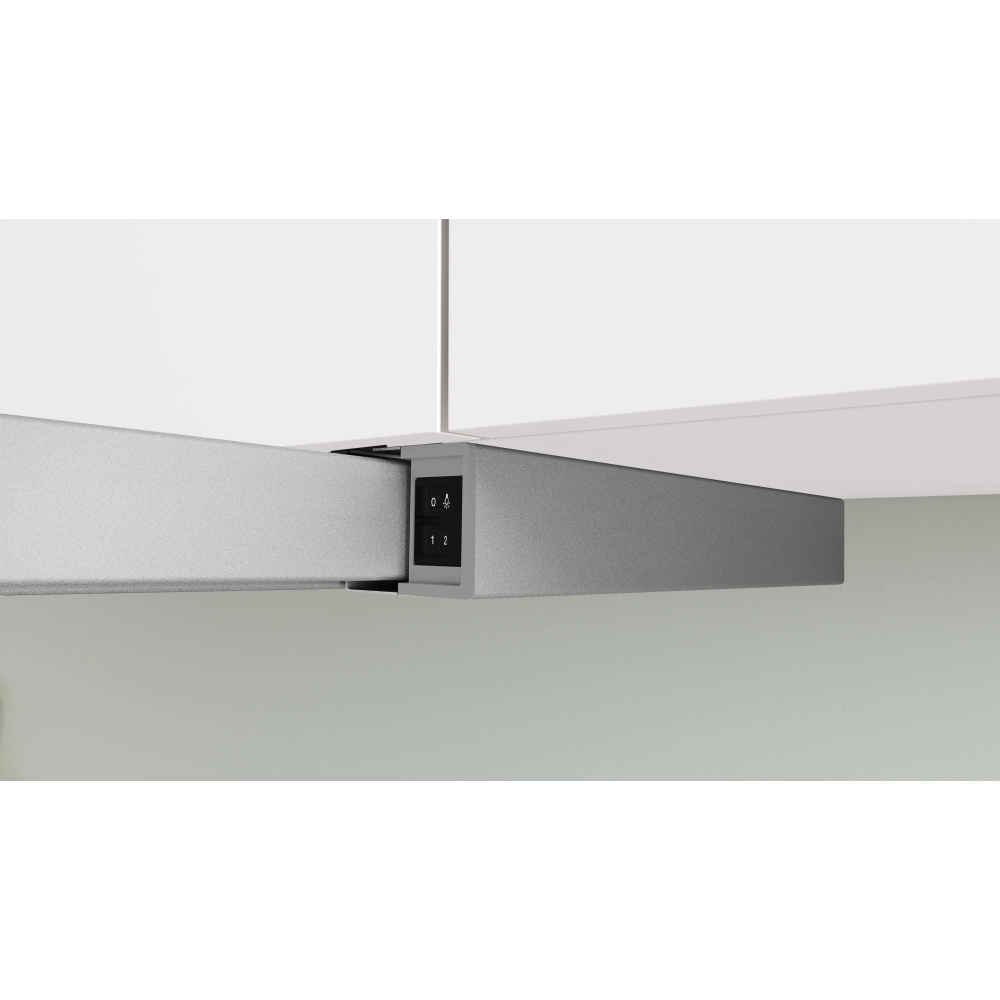 Bosch DFM063W57B Telescopic Cooker Hood, Silver, C Rated