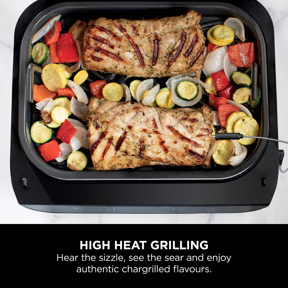 Ninja DG551UK 6-in-1 MAX Grill & Air Fryer, Black