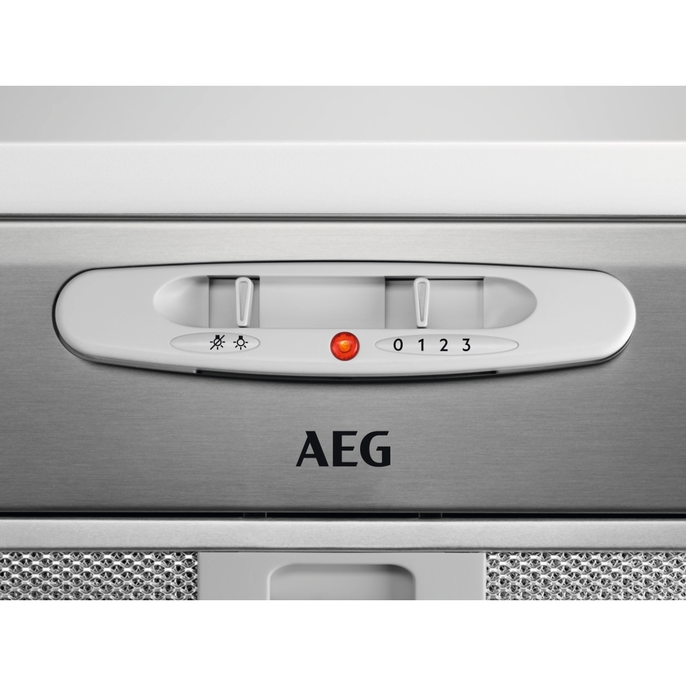 AEG DGX3523S 5000 Canopy Cooker Hood, Grey, C Rated
