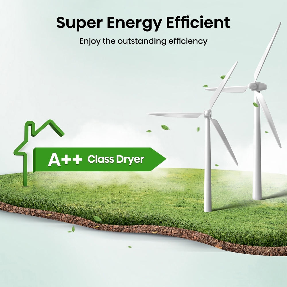 Hisense DH1Q902BW2 Heat Pump Tumble Dryer, 9kg, White, A++ Rated