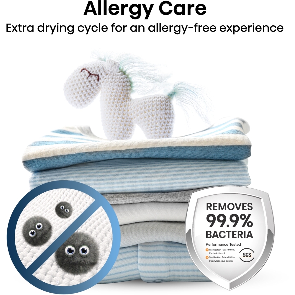 Hisense DH5S102BW 5S Series Heat Pump Tumble Dryer, 10kg, White, A+++ Rated