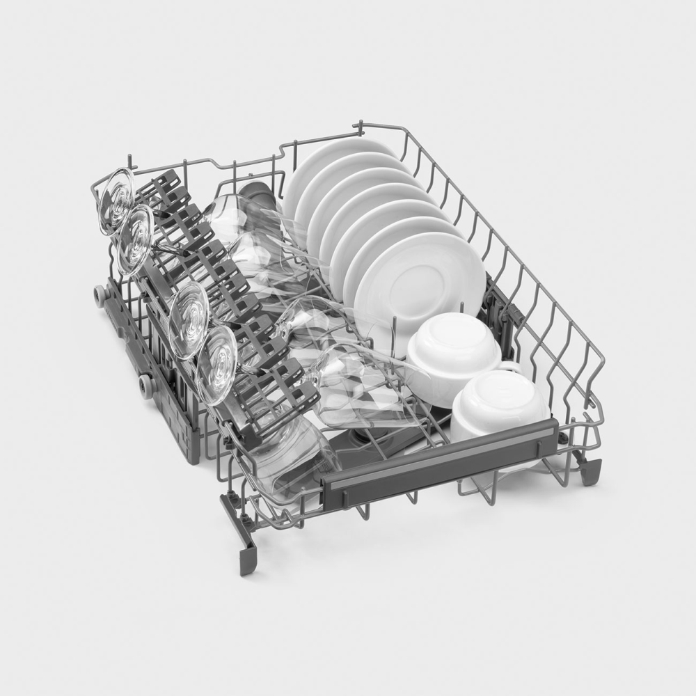Smeg DI4522D Fully Integrated Slimline Dishwasher, 9 Place Settings, D Rated