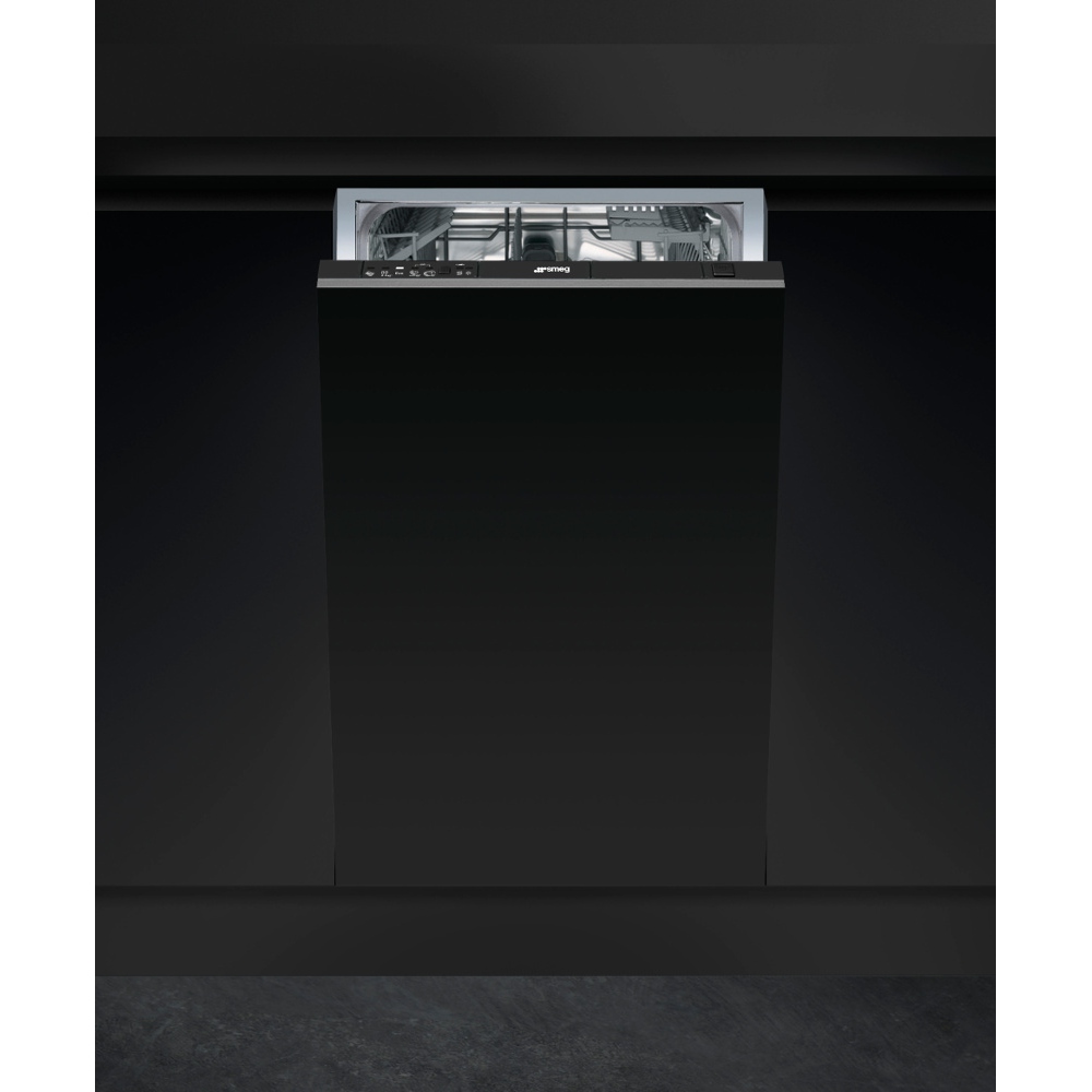 Buy Smeg DIC410 Built In Fully Int. Slimline Dishwasher Black Control