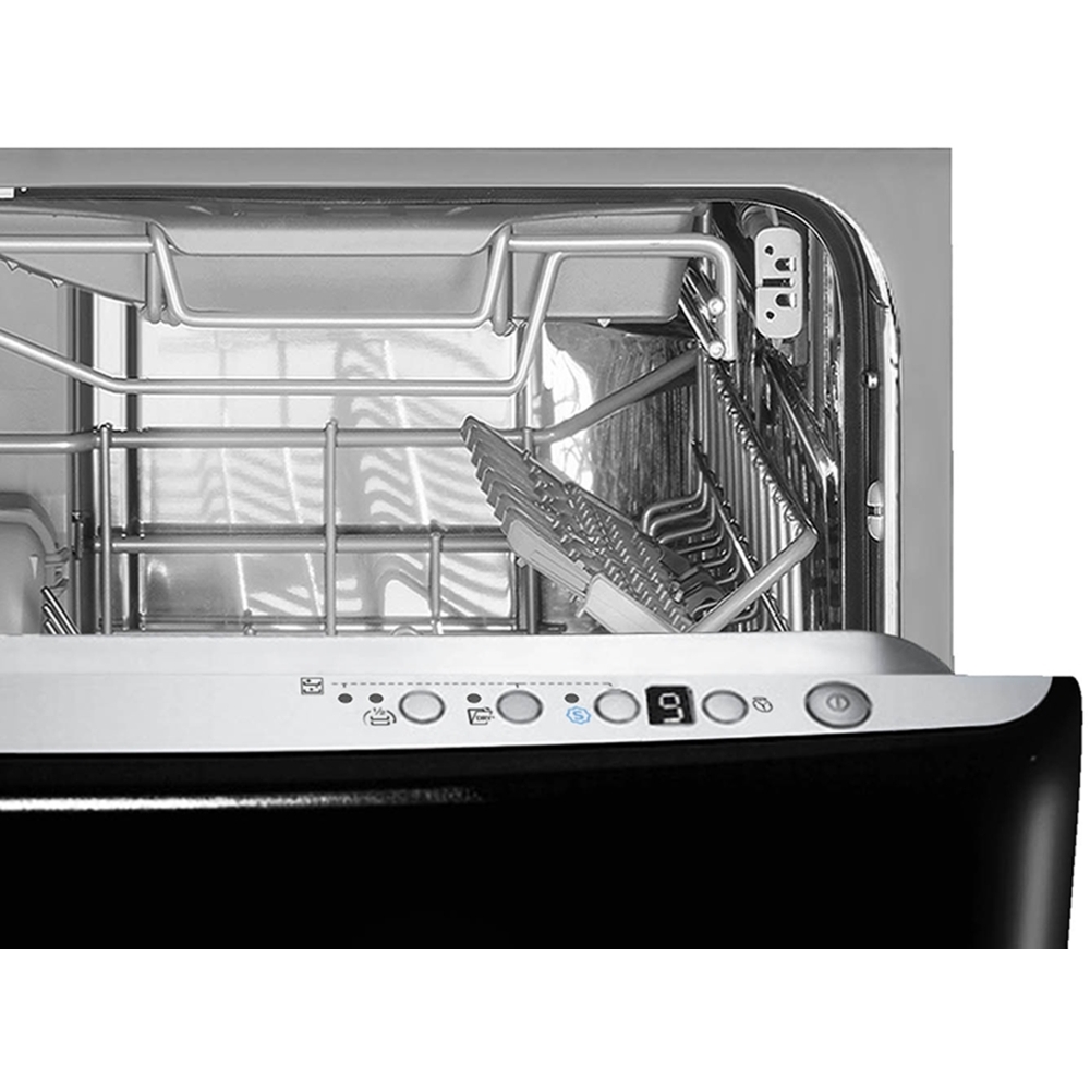 Smeg DIFABBL Fully Integrated Dishwasher, 13 Place Settings, B Rated