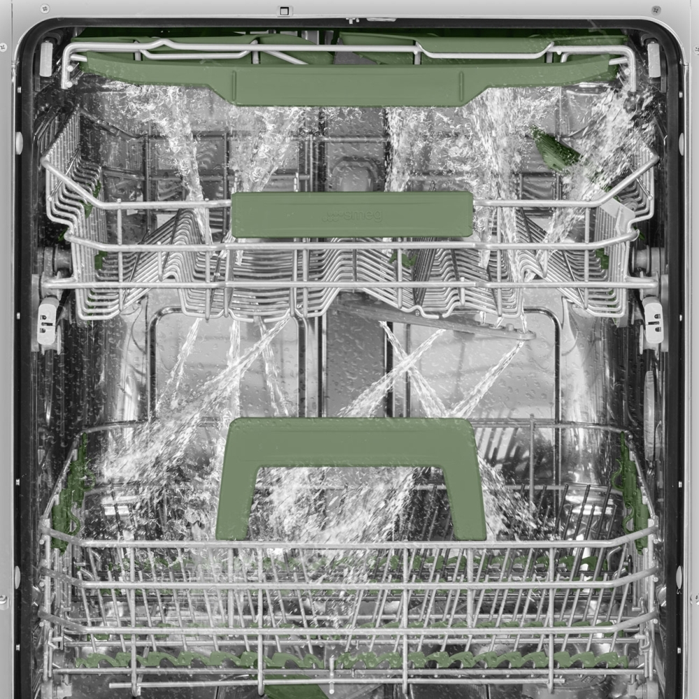 Smeg DIL331C Fully Integrated Dishwasher, 13 Place Settings, C Rated