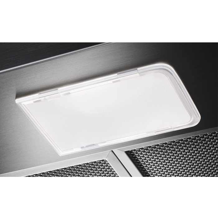 AEG DKX2930M 3000 90cm Chimney Cooker Hood, Stainless Steel, D Rated