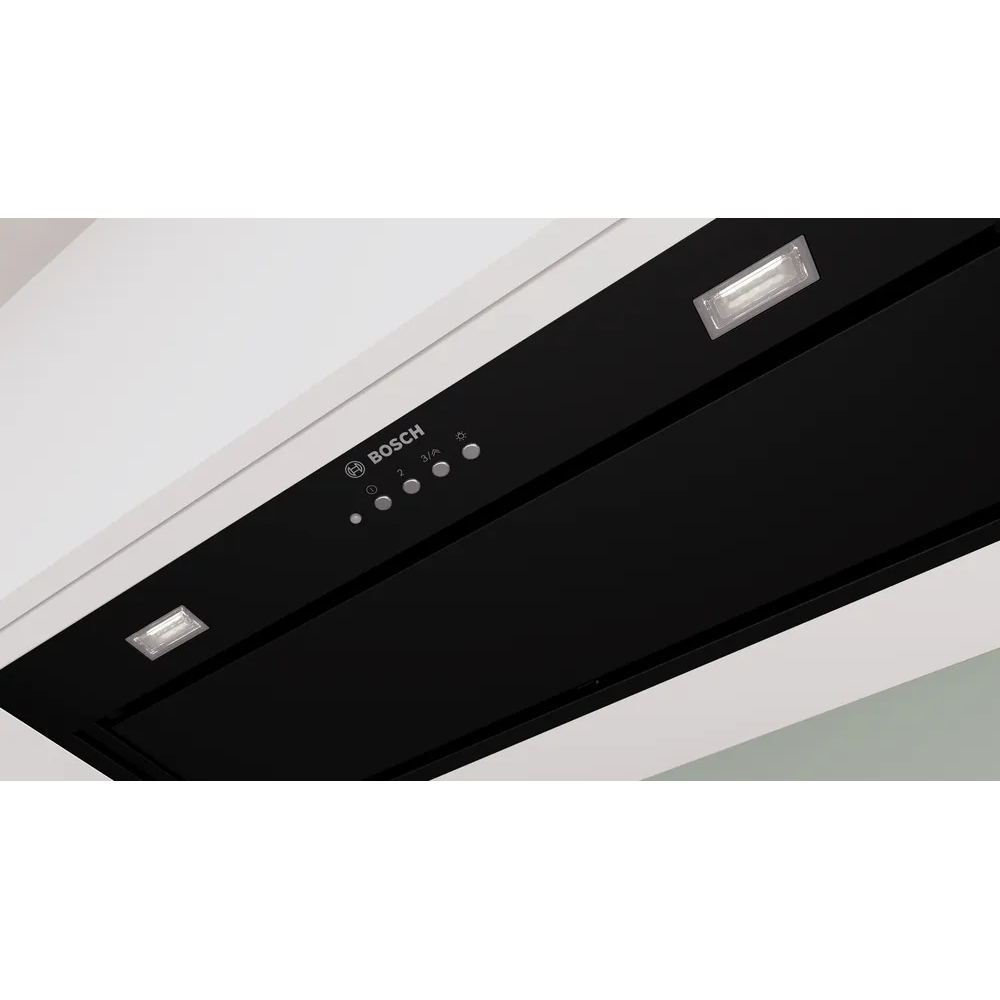 Bosch DLN77AC60B Series 6 Canopy Cooker Hood, Black, A Rated