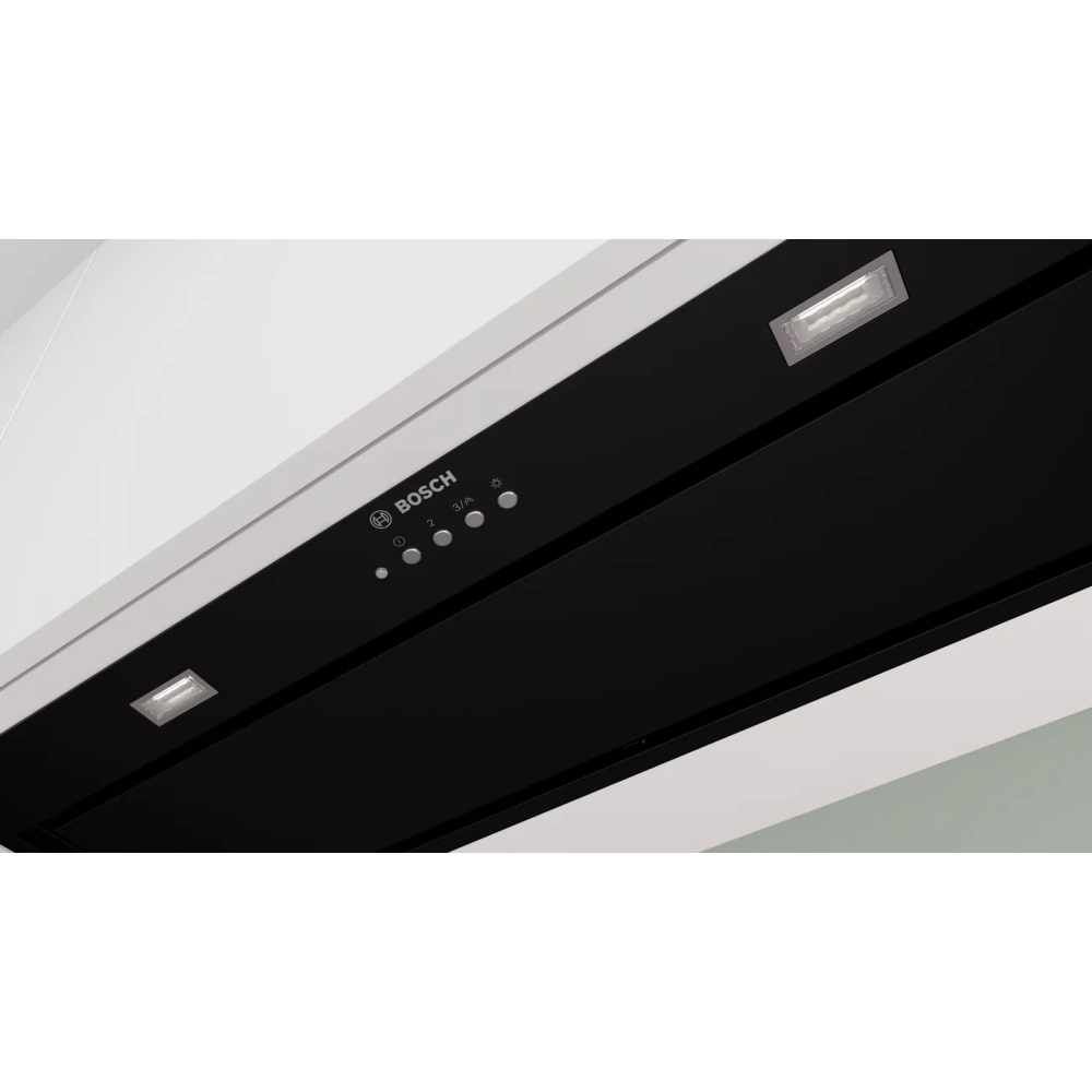 Bosch DLN87AC60B Series 6 Canopy Cooker Hood, Black, A Rated