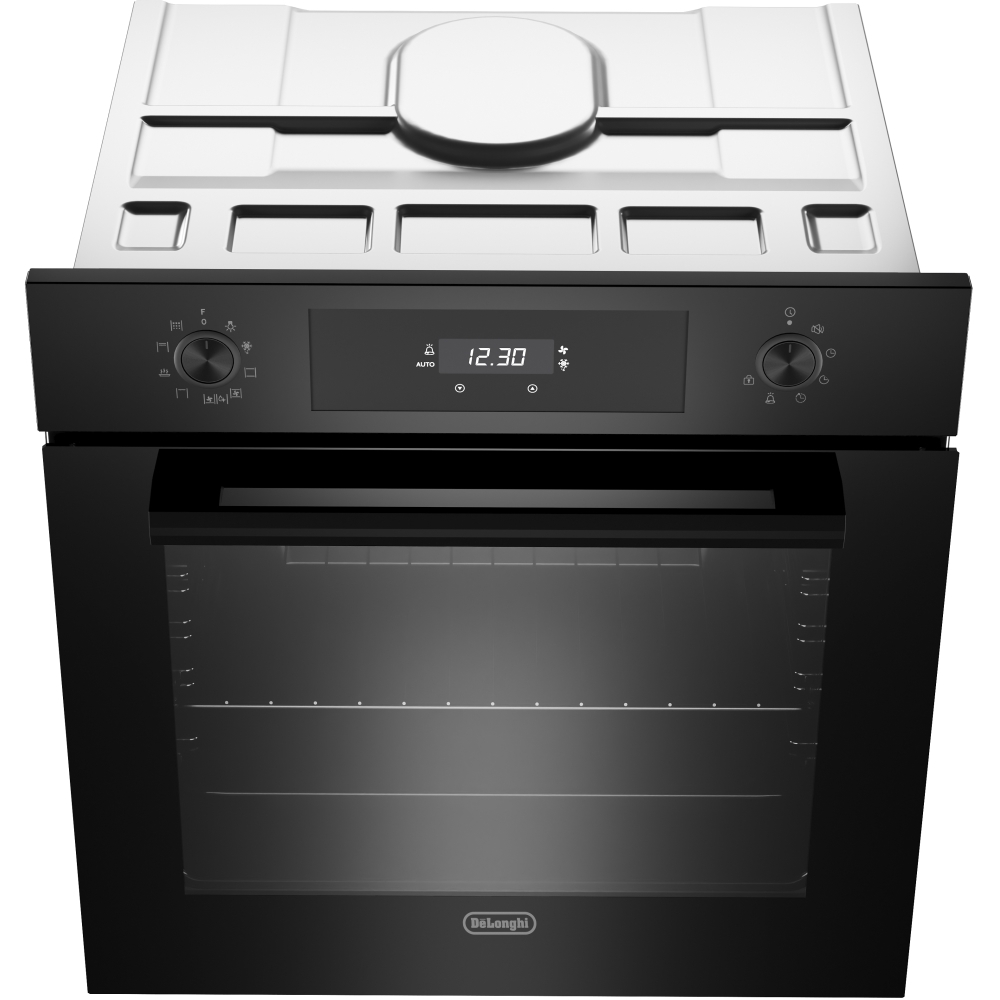 DeLonghi DLP 9 NL PH Built-In Electric Single Oven with Pyrolytic Cleaning, Black, A+ Rated