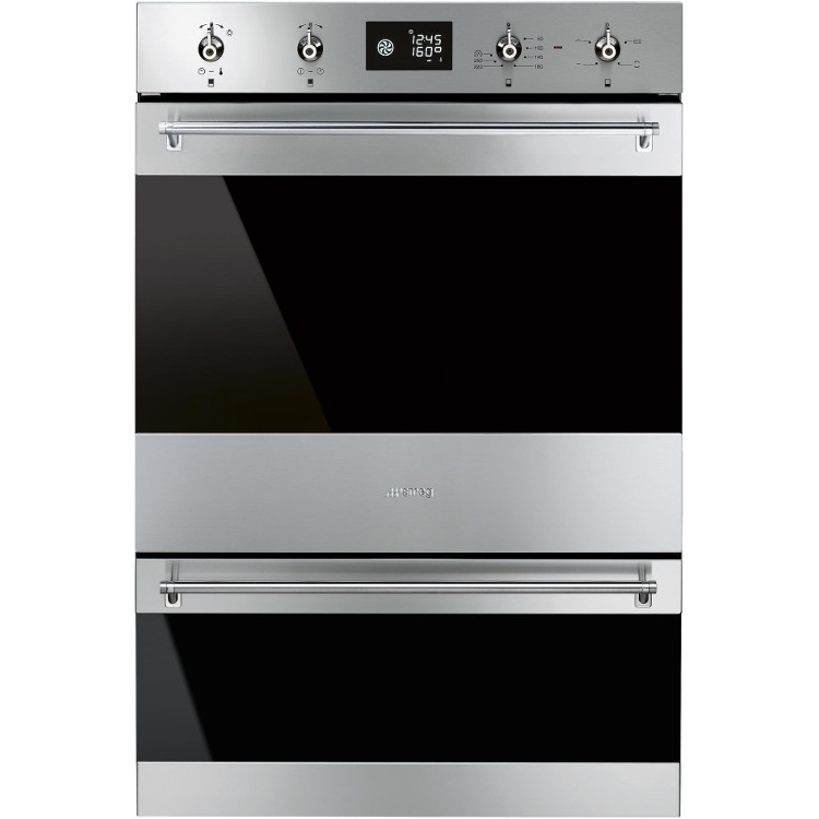 Smeg DOSP6390X Classic Built-In Electric Double Oven, Stainless Steel, A Rated