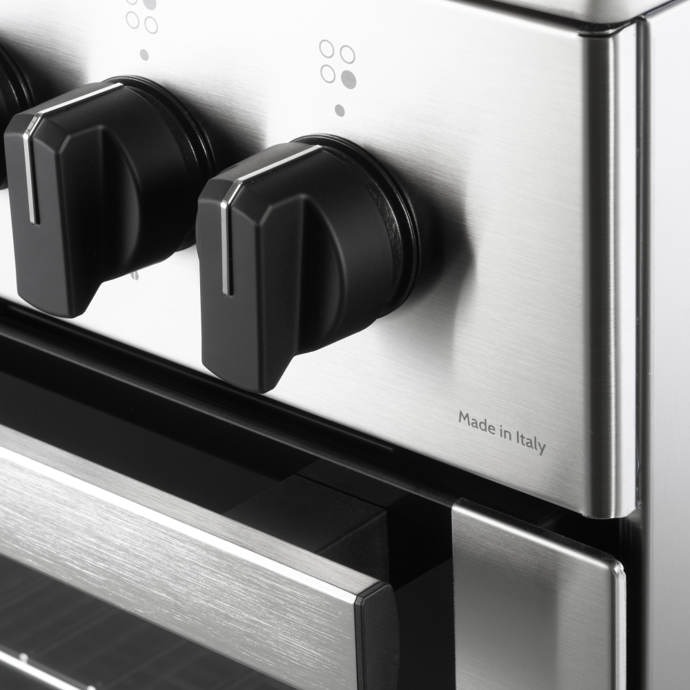 DeLonghi DSC 626G1 Gas Cooker with Single Oven, Stainless Steel, A