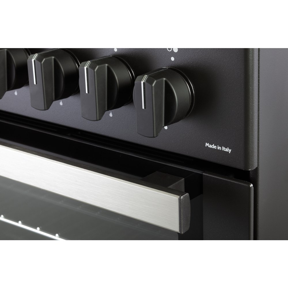 DeLonghi DSC 626G-1 Black Gas Cooker with Single Oven, A Rated