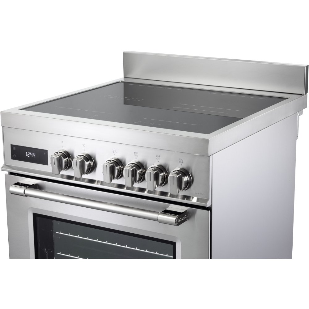 DeLonghi DSC 626IND-1 Modern Induction Single Oven Electric Cooker, Stainless Steel, A Rated