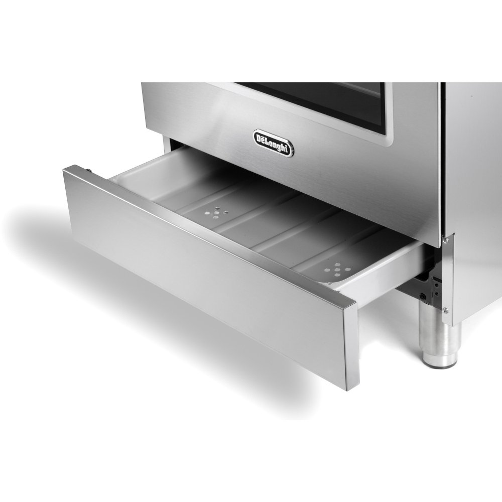 DeLonghi DSC 626IND-1 Modern Induction Single Oven Electric Cooker, Stainless Steel, A Rated