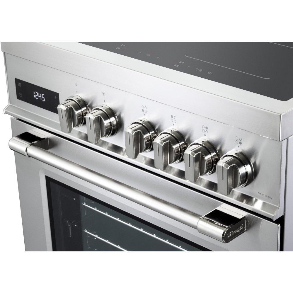 DeLonghi DSC 626IND-1 Modern Induction Single Oven Electric Cooker, Stainless Steel, A Rated