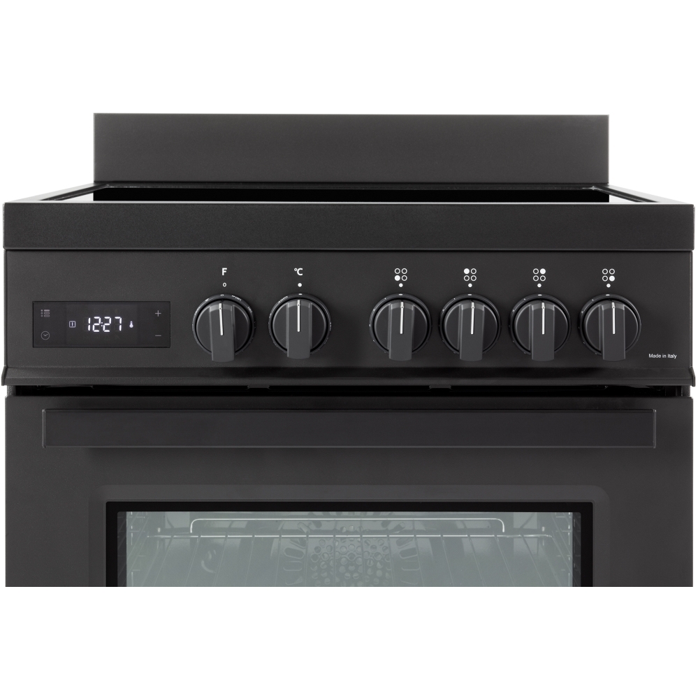 DeLonghi DSC 626IND-1-BL Induction Electric Cooker with Single Oven, Black, A Rated