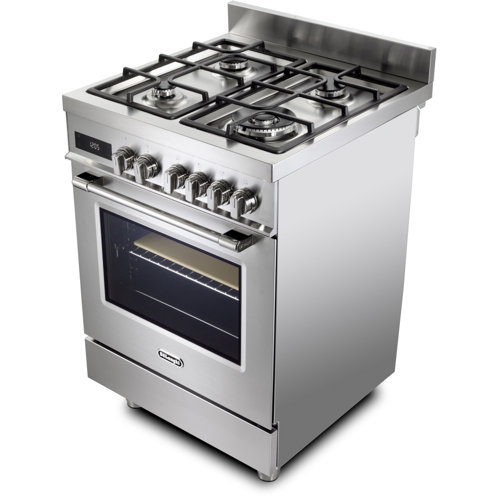 DeLonghi DSC 626MF-1 Modern Dual Fuel Cooker with Single Oven, Stainless Steel, A Rated