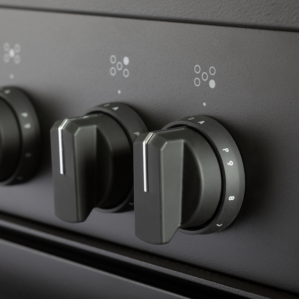 DeLonghi DSR 926IND-BL 90cm Induction Range Cooker, Black, A Rated