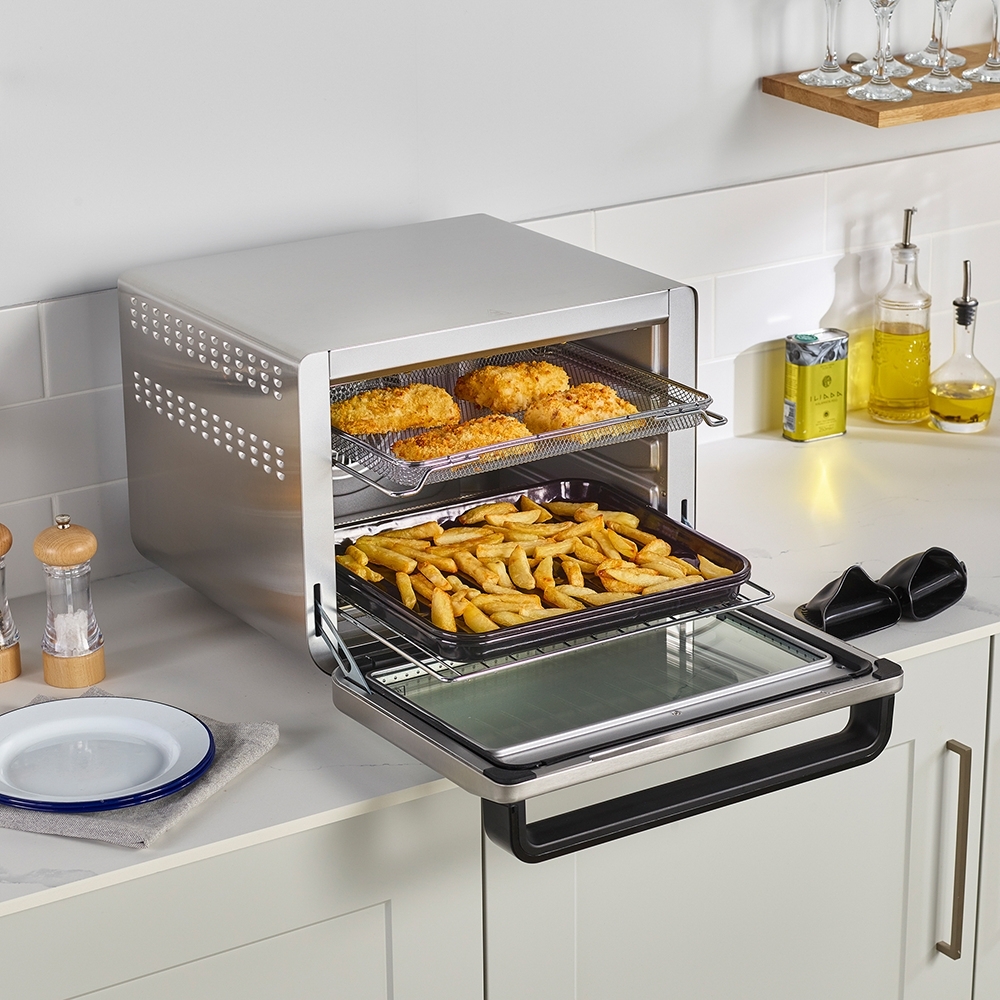 Ninja DT200UK Foodi 10-in-1 Multifunction Oven, Silver