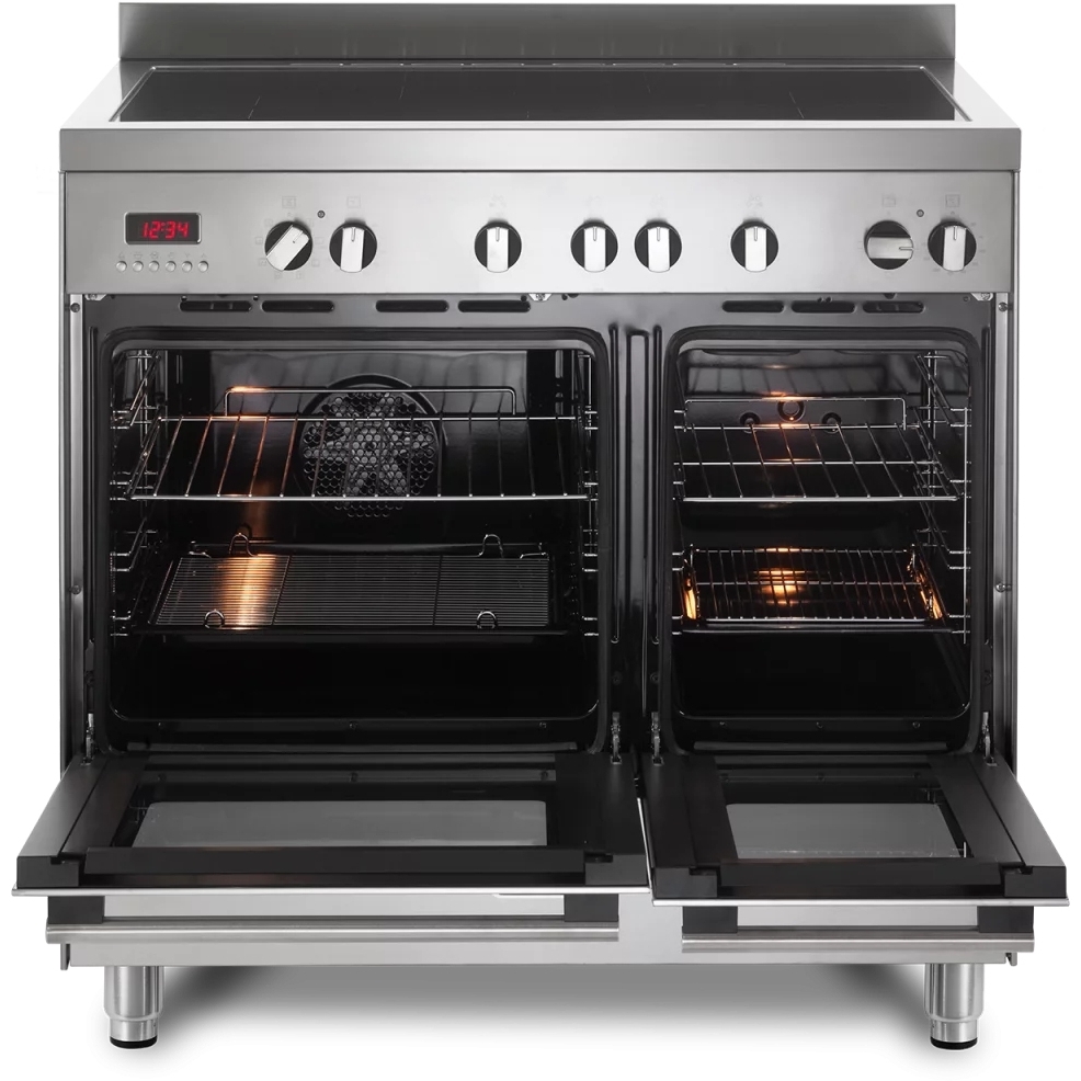 DeLonghi DTR 916-IND2 Modern 90cm Induction Range Cooker, Stainless Steel, A Rated