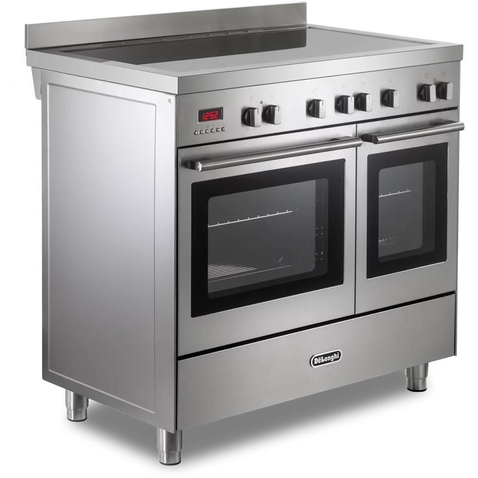 DeLonghi DTR 916-IND2 Modern 90cm Induction Range Cooker, Stainless Steel, A Rated