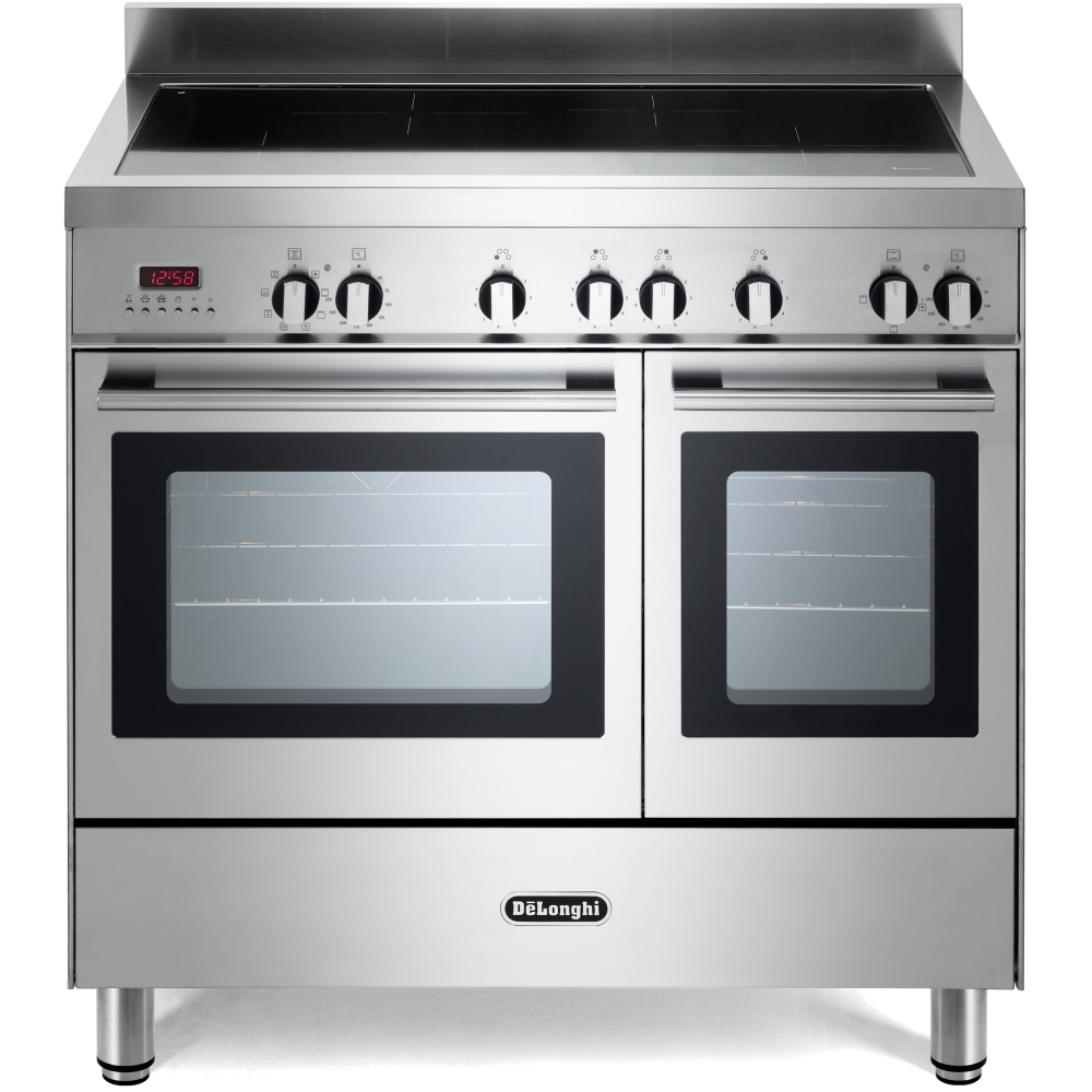 DeLonghi DTR 916-IND2 90cm Induction Range Cooker, Stainless Steel, A Rated