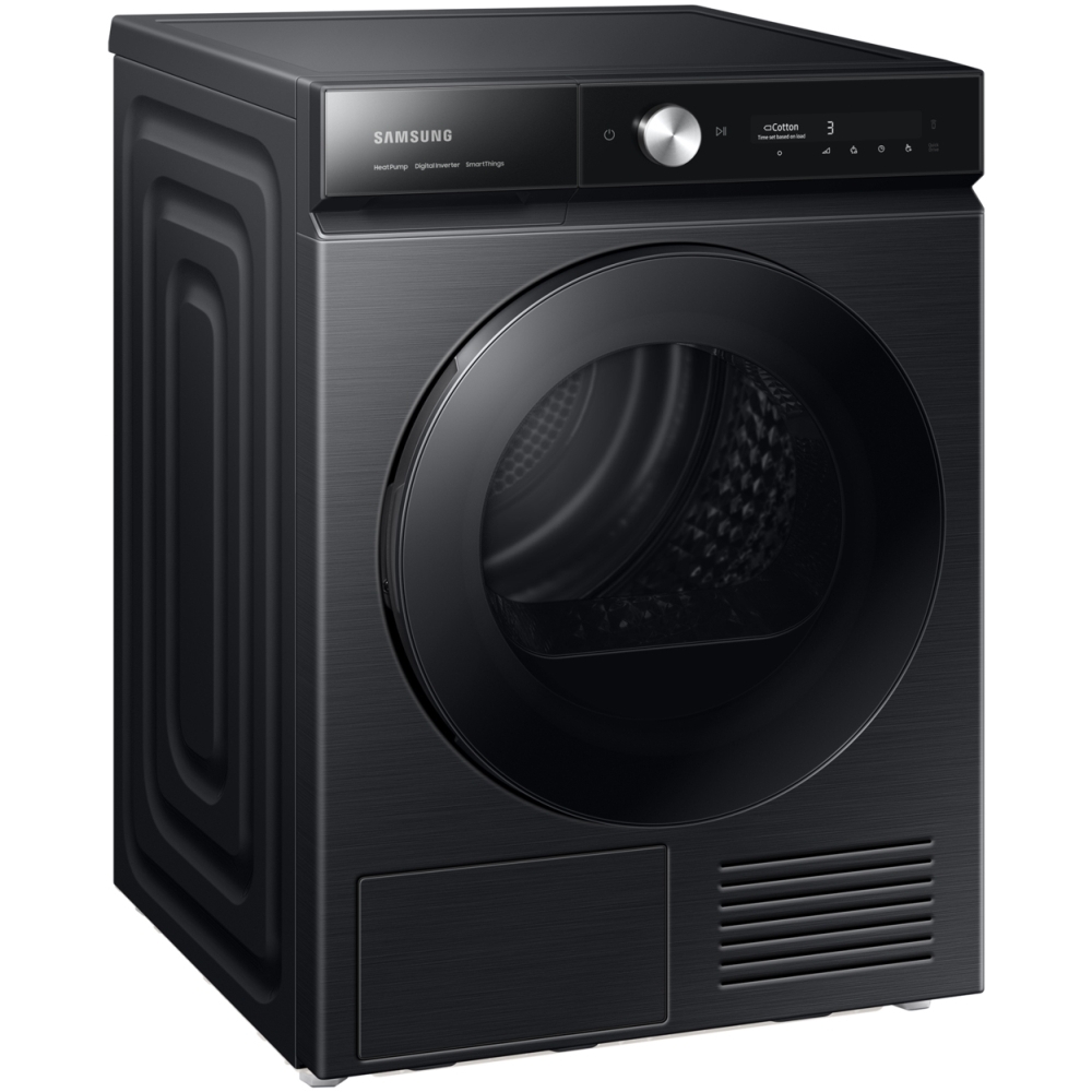 Samsung  DV90BB9445GBS1 Series 8 Optimal Dry&trade; Heat Pump Tumble Dryer, 9kg, Black, A+++ Rated