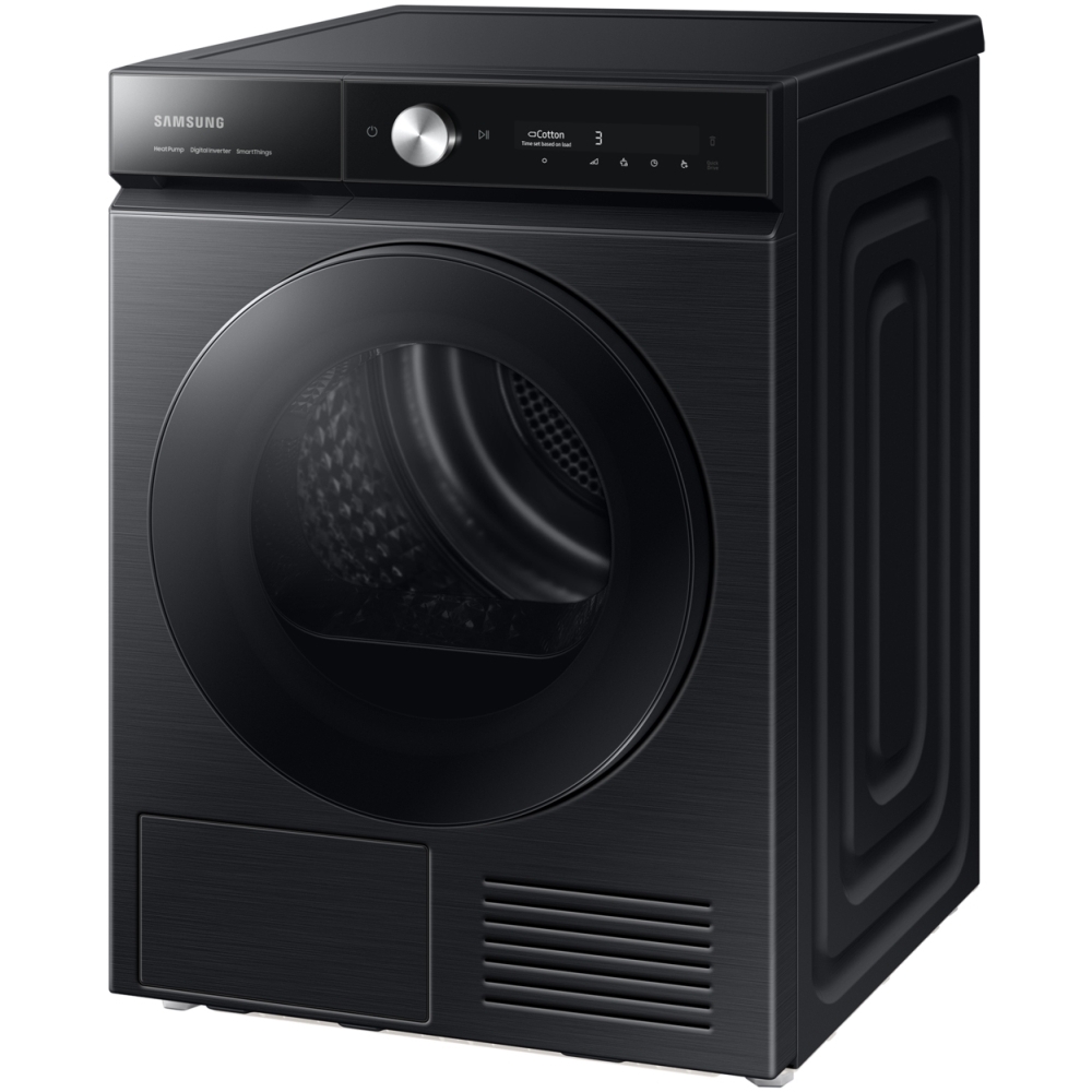 Samsung  DV90BB9445GBS1 Series 8 Optimal Dry&trade; Heat Pump Tumble Dryer, 9kg, Black, A+++ Rated