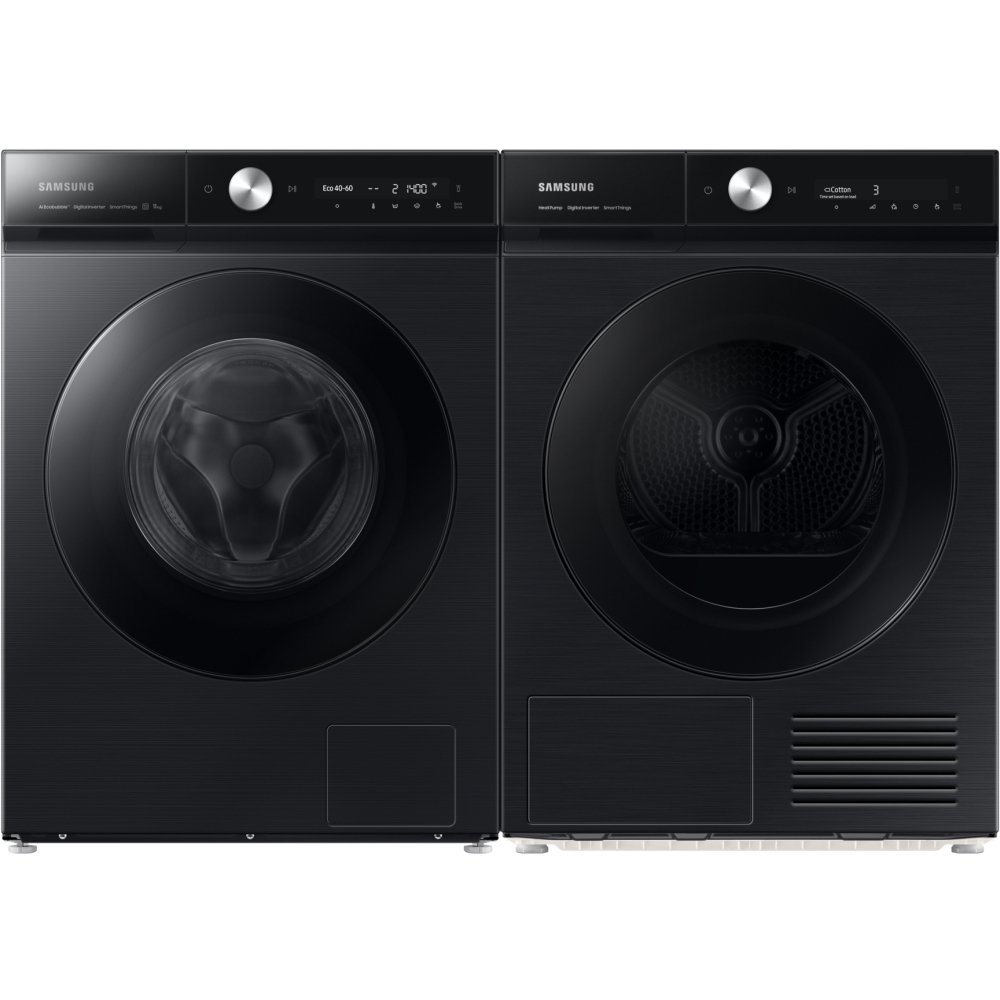 Samsung  DV90BB9445GBS1 Series 8 Optimal Dry&trade; Heat Pump Tumble Dryer, 9kg, Black, A+++ Rated