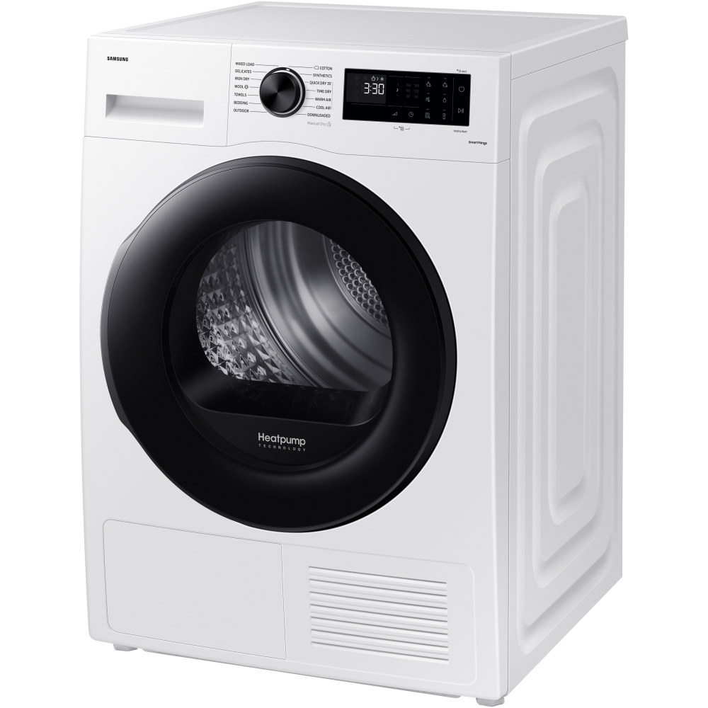 Samsung DV90CGC0A0AEEU Series 5 Heat Pump Tumble Dryer with OptimalDry�, 9kg, White, A++ Rated