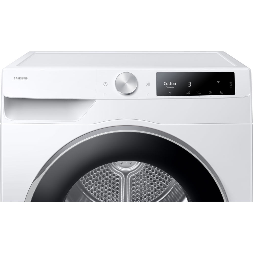 Samsung DV90T6240LE/S1 Series 6 AI Energy Heat Pump Tumble Dryer, 9kg, White, A+++ Rated