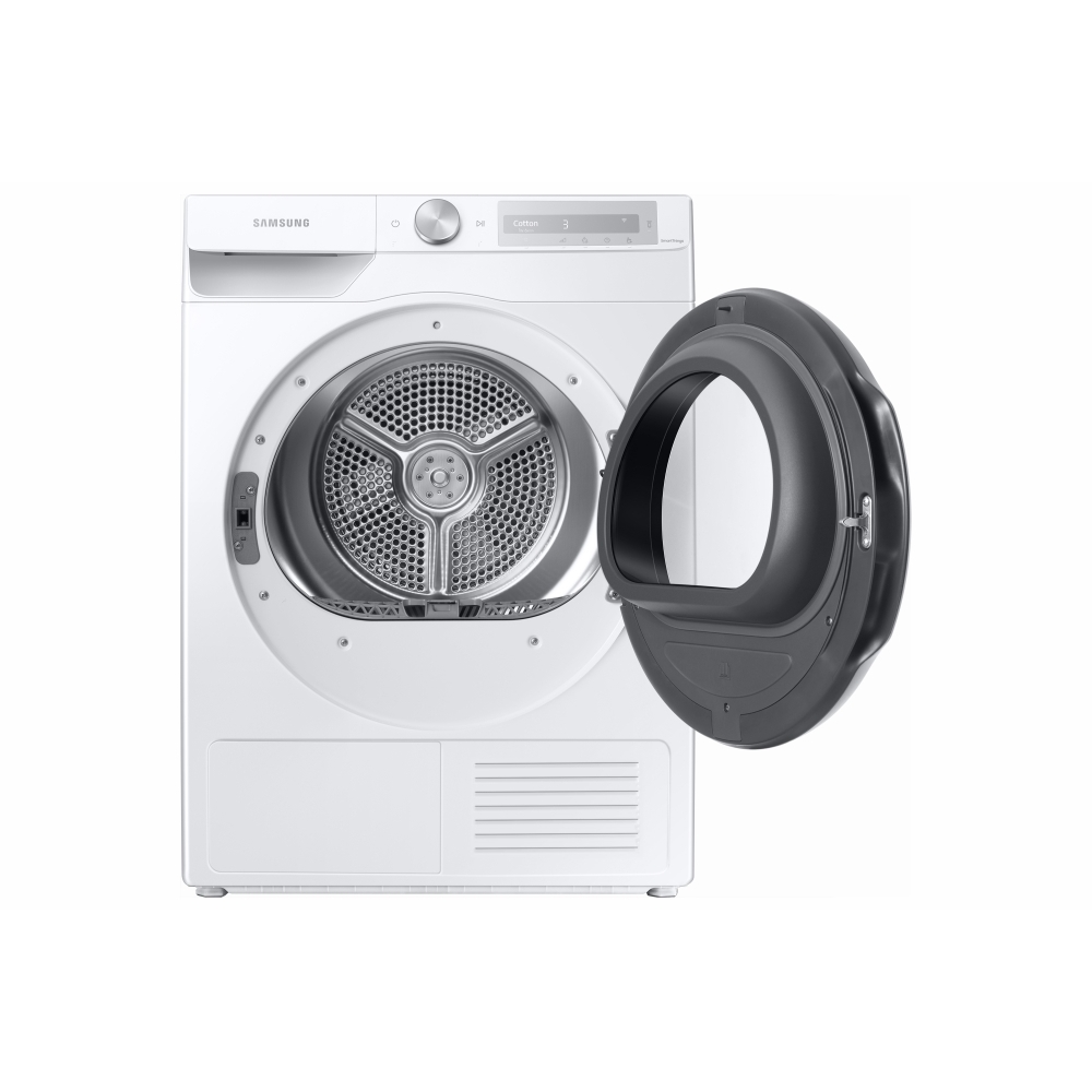 Samsung DV90T6240LH/S1 Series 6 Heat Pump Tumble Dryer, 9kg, White, A+++ Rated